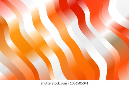 Light Orange vector template with lava shapes. Geometric illustration in marble style with gradient.  A completely new marble design for your business.