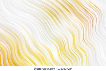Light Orange vector template with lava shapes. Colorful abstract illustration with gradient lines. The elegant pattern for brand book.