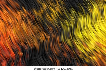Light Orange vector template with lava shapes. An elegant bright illustration with gradient. Marble design for your web site.