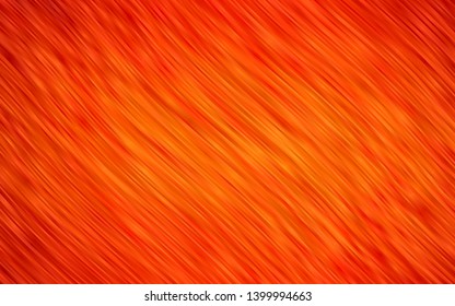Light Orange vector template with lava shapes. A sample with blurred bubble shapes. Pattern for your business design.
