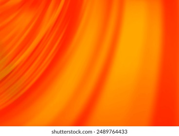 Light Orange vector template with lava shapes. Shining crooked illustration in marble style. Marble design for your web site.