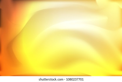 Light Orange vector template with lines, ovals. Geometric illustration in marble style with gradient.  The template for cell phone backgrounds.