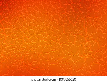 Light Orange vector template with lines, ovals. Brand new colored illustration in marble style with gradient. Marble design for your web site.