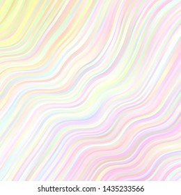 Light Orange vector template with lines. Colorful illustration in circular style with lines. Pattern for booklets, leaflets.