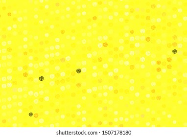 Light Orange vector template with lines. A circumflex abstract illustration with gradient. A completely new design for your business.