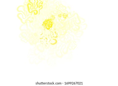 Light Orange vector template with lines. Colorful illustration in abstract style with gradient. New composition for your brand book.