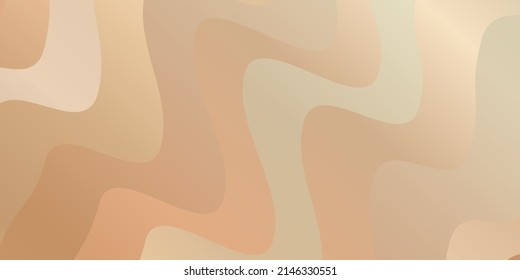 Light Orange vector template with lines. Bright illustration with gradient circular arcs. Best design for your posters, banners.