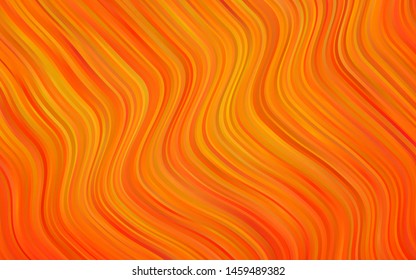 Light Orange vector template with liquid shapes. Colorful illustration in abstract marble style with gradient. Marble design for your web site.