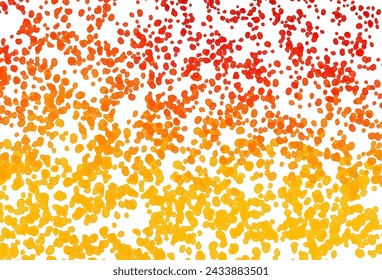 Light Orange vector template with liquid shapes. Modern gradient abstract illustration with bandy lines. New composition for your brand book.