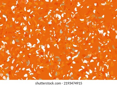Light orange vector template with memphis shapes. Colorful chaotic forms with gradient in modern style. Best smart design for your business.