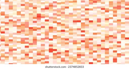 Orangefarbene Vektorvorlage mit Rechtecken. Illustration mit einer Reihe von Farbverlauf-Rechtecken. Muster für Webseiten, Landing-Seiten.