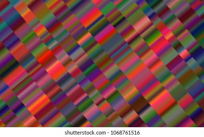 Light Orange vector template with repeated sticks. Shining colored illustration with narrow lines. The pattern can be used for busines ad, booklets, leaflets