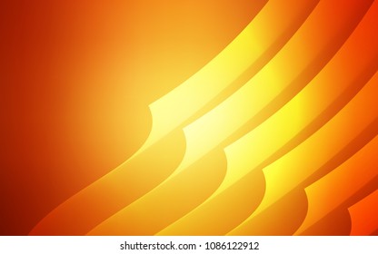 Light Orange vector template with repeated sticks. Glitter abstract illustration with colored sticks. Smart design for your business advert.