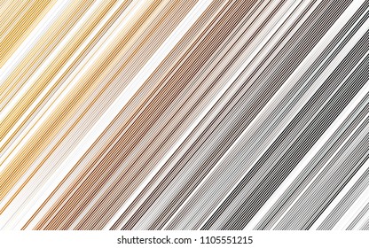 Light Orange vector template with repeated sticks. Shining colored illustration with narrow lines. The pattern can be used for websites.