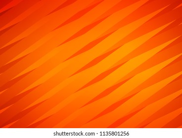 Light Orange vector template with repeated sticks. Blurred decorative design in simple style with lines. Best design for your ad, poster, banner.