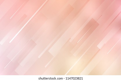 Light Orange vector template with repeated sticks. Modern geometrical abstract illustration with Lines. Pattern for ads, posters, banners.