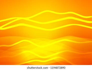 Light Orange vector template with repeated sticks. Lines on blurred abstract background with gradient. The pattern can be used for busines ad, booklets, leaflets