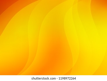 Light Orange vector template with repeated sticks. Shining colored illustration with narrow lines. The pattern can be used as ads, poster, banner for commercial.