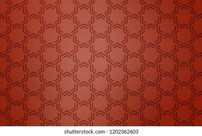 Light Orange vector template with repeated sticks. Decorative shining illustration with lines on abstract template. Template for your beautiful backgrounds.