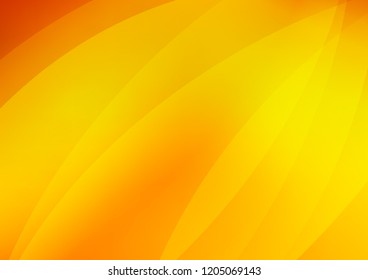 Light Orange vector template with repeated sticks. Decorative shining illustration with lines on abstract template. The pattern can be used as ads, poster, banner for commercial.