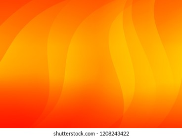 Light Orange vector template with repeated sticks. Modern geometrical abstract illustration with staves. The pattern can be used for busines ad, booklets, leaflets