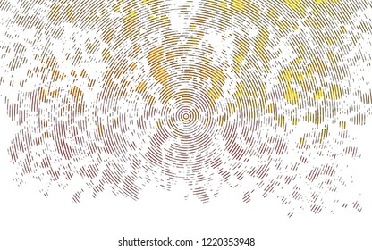 Light Orange vector template with repeated sticks. Decorative shining illustration with lines on abstract template. Smart design for your business advert.