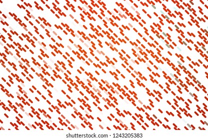 Light Orange vector template with repeated sticks. Shining colored illustration with narrow lines. Smart design for your business advert.