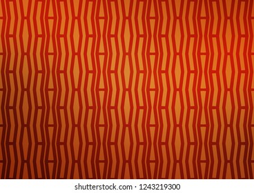 Light Orange vector template with repeated sticks. Modern geometrical abstract illustration with staves. The pattern can be used as ads, poster, banner for commercial.