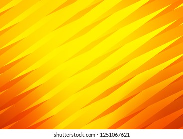 Light Orange vector template with repeated sticks. Modern geometrical abstract illustration with staves. The pattern can be used for busines ad, booklets, leaflets