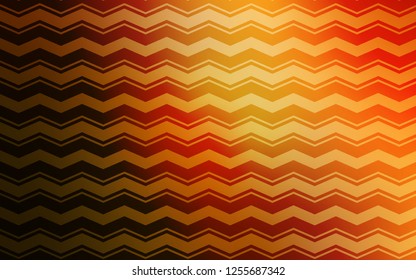 Light Orange vector template with repeated sticks. Colorful shining illustration with lines on abstract template. Pattern for your busines websites.