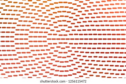 Light Orange vector template with repeated sticks. Modern geometrical abstract illustration with staves. Smart design for your business advert.
