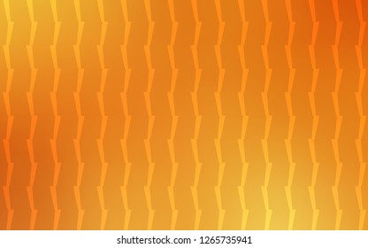 Light Orange vector template with repeated sticks. Blurred decorative design in simple style with lines. Pattern for your busines websites.