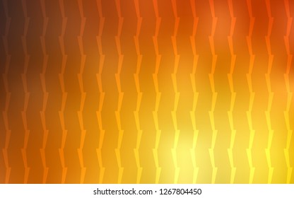 Light Orange vector template with repeated sticks. Glitter abstract illustration with colored sticks. Pattern for ads, posters, banners.