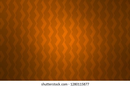 Light Orange vector template with repeated sticks. Colorful shining illustration with lines on abstract template. Template for your beautiful backgrounds.