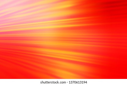 Light Orange vector template with repeated sticks. Lines on blurred abstract background with gradient. Pattern for your busines websites.