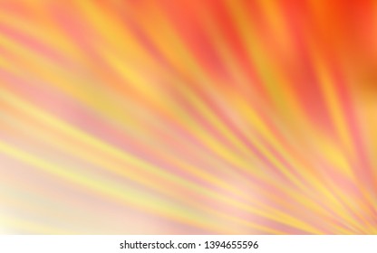 Light Orange vector template with repeated sticks. Shining colored illustration with sharp stripes. Best design for your ad, poster, banner.