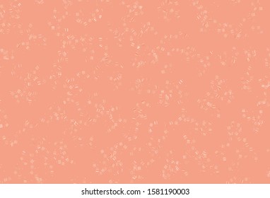 Light Orange vector template with repeated sticks, dots. Blurred decorative design in simple style with lines. Smart design for your business advert.