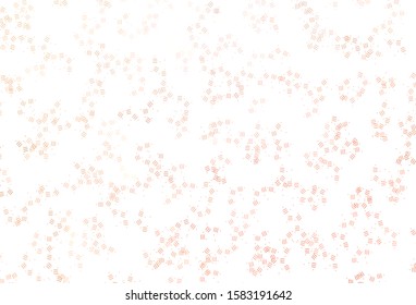 Light Orange vector template with repeated sticks, dots. Blurred decorative design in simple style with lines. Smart design for your business advert.