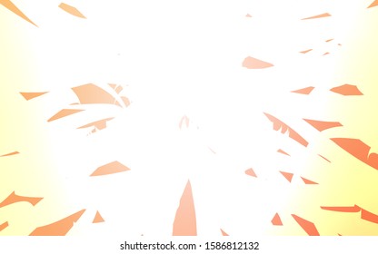 Light Orange vector template with repeated sticks. Blurred decorative design in simple style with lines. Best design for your ad, poster, banner.