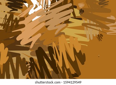 Light Orange vector template with repeated sticks. Colorful shining illustration with lines on abstract template. Pattern for your busines websites.
