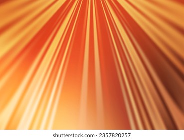 Light Orange vector template with repeated sticks. Shining colored illustration with narrow lines. Best design for your ad, poster, banner.