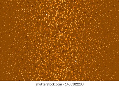 Light Orange vector template with rhombus. Glitter abstract illustration with rectangular shapes. The template can be used as a background.