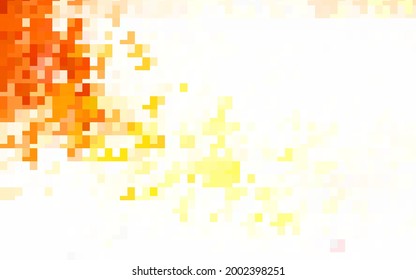 Light Orange vector template with rhombus. Rectangles on abstract background with colorful gradient. Modern template for your landing page.