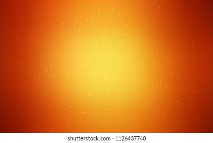 Light Orange vector template with space stars. Modern abstract illustration with Big Dipper stars. Pattern for astronomy websites.