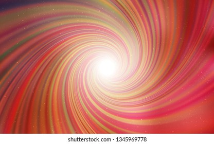 Light Orange vector template with space stars. Shining illustration with sky stars on abstract template. Smart design for your business advert.