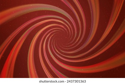 Light Orange vector template with space stars. Blurred decorative design in simple style with galaxy stars. Best design for your ad, poster, banner.