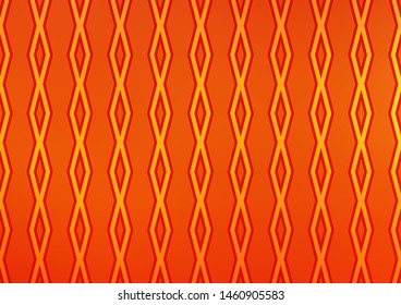 Light Orange vector template with sticks, squares. Modern geometric abstract illustration with lines, squares. Pattern for websites, landing pages.