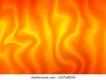 Light Orange vector template with waves. Colorful illustration in abstract marble style with gradient. A completely new marble design for your business.