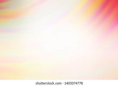 Light Orange vector template with wry lines. An elegant bright illustration with gradient. The best colorful design for your business.