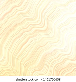 Light Orange vector template with wry lines. Abstract gradient illustration with wry lines. Pattern for busines booklets, leaflets